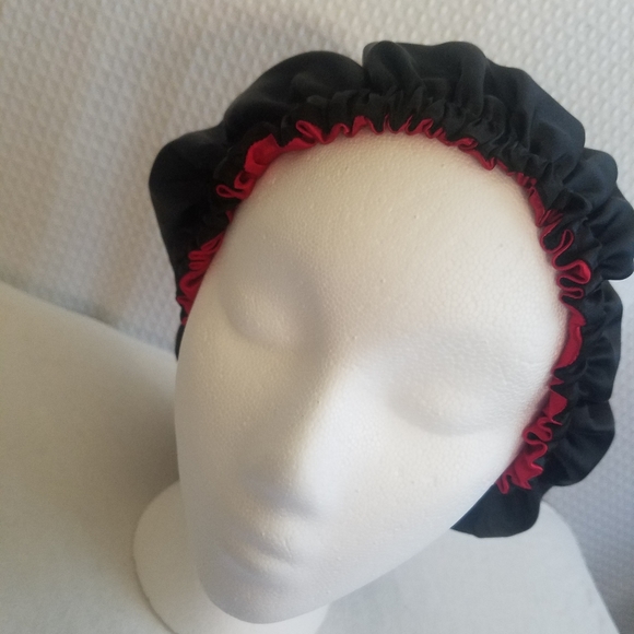 Satin reversabel bonnet - Picture 3 of 6